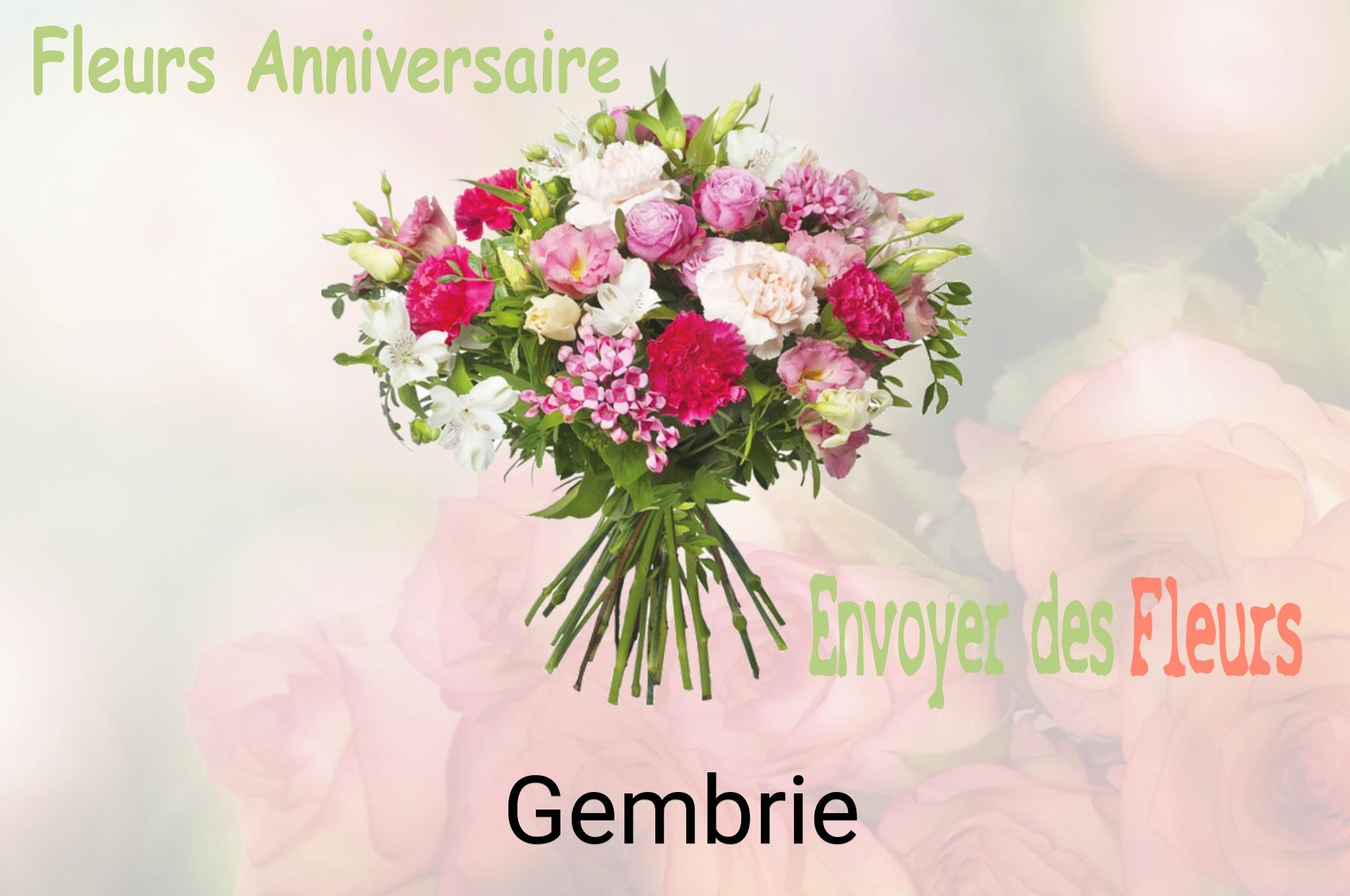 Bouquet de fleurs d’anniversaire livré à Gembrie